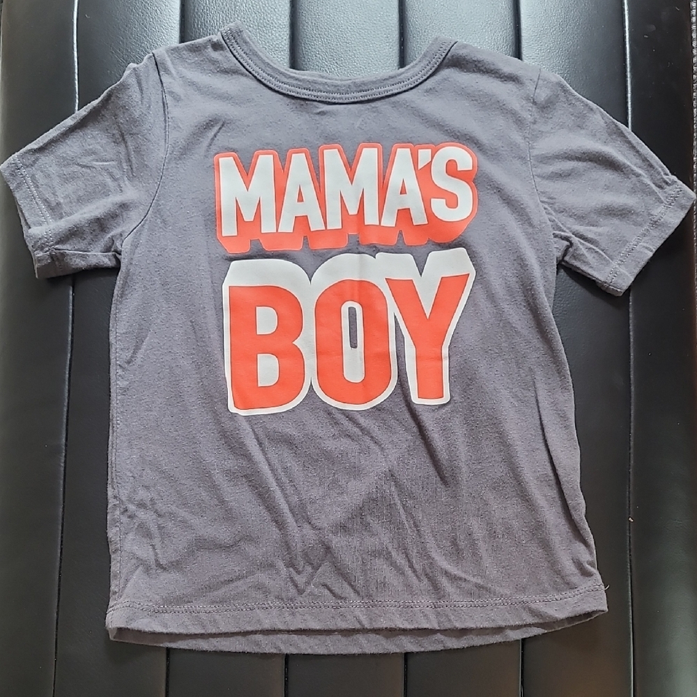 The Children's Place Gray and Red 'Mama's Boy' Tee